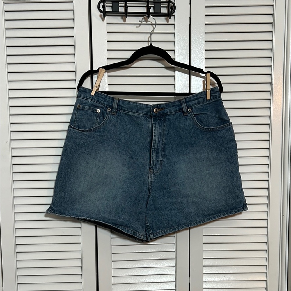 Classic Blue Denim Women's Shorts